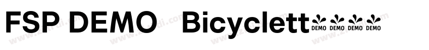 FSP DEMO   Bicyclett字体转换